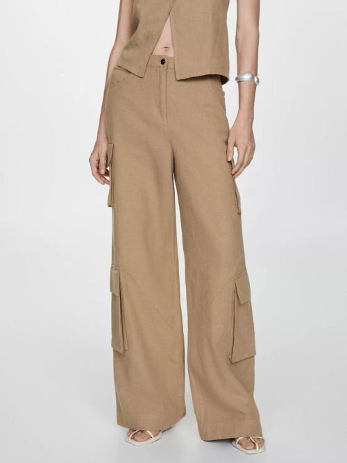 Mango Tartufo Wide Leg Cargo...