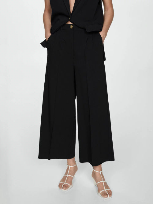 Mango Nala Culottes, Black