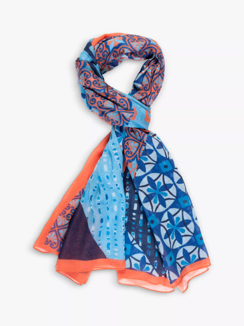 chesca Patchwork Tile Scarf,...