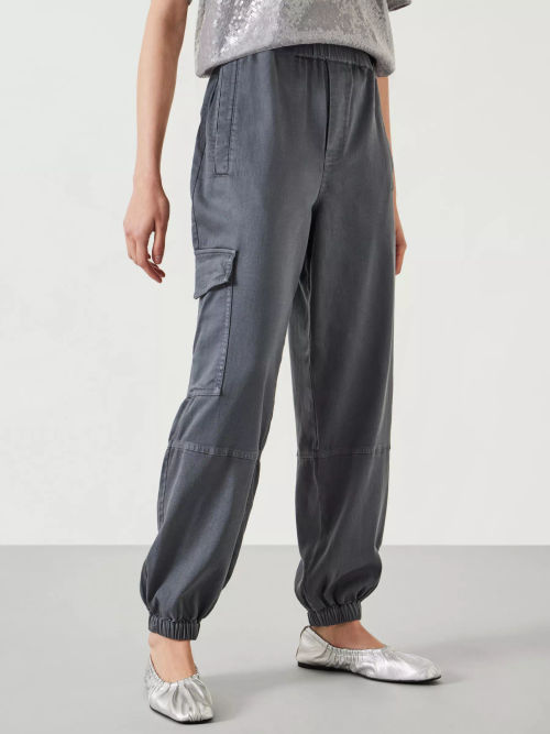 HUSH Ava Washed Cargo Trousers