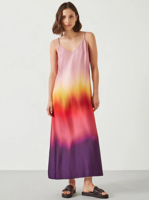 HUSH Leanne Slip Maxi Dress,...