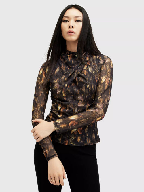 AllSaints Tia Abstract Floral...