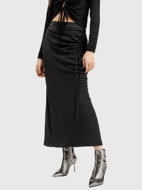 AllSaints Alexia Ruche Skirt