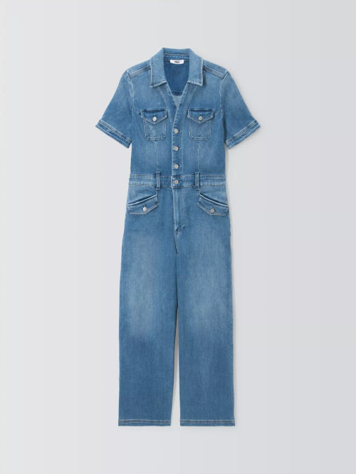 PAIGE Harper Denim Jumpsuit,...