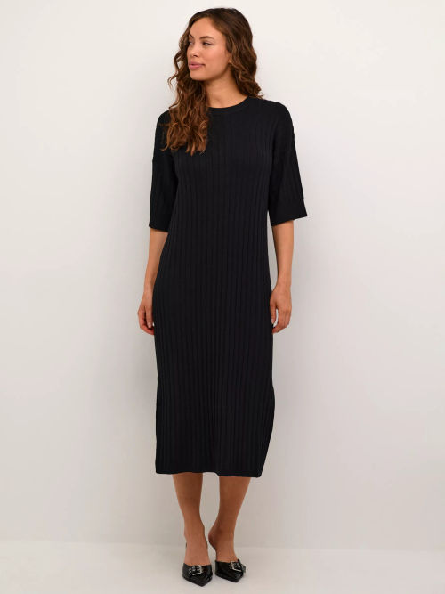 KAFFE Lola Rib Knit Dress,...