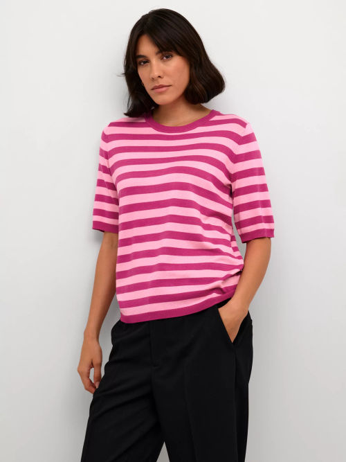 KAFFE Lizza Stripe Short...