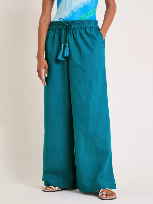 Monsoon Yara Cotton Wide Leg...