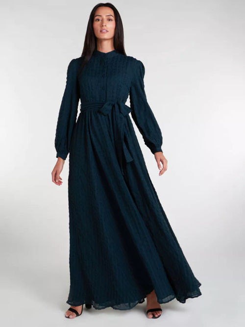 Aab Crinkle Chiffon Maxi...