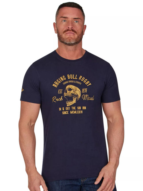 Raging Bull Skull T- Shirt,...
