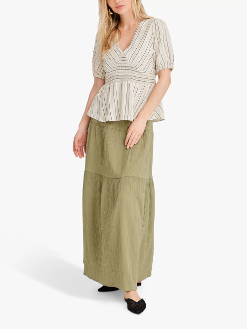 A-VIEW Textured Maxi Skirt