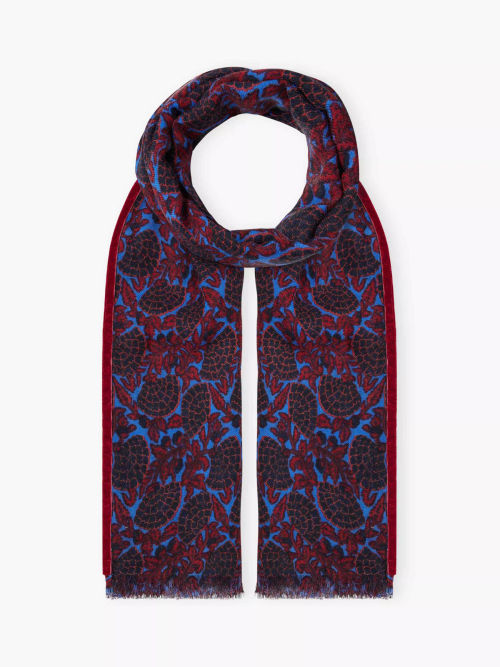 Brora Floral Fan Wool Stole...