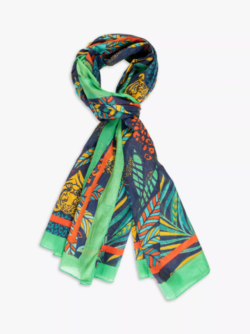 chesca Jungle Print Scarf,...