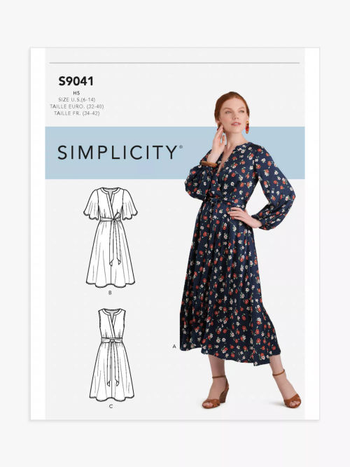 Simplicity sewing pattern S9793 Misses' Knit Front-Wrap Halter