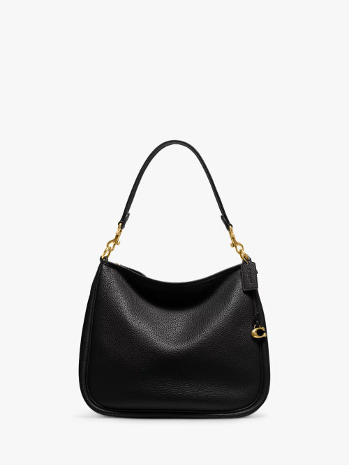 Coach Pillow Tabby 18 Leather Shoulder Bag, Black at John Lewis