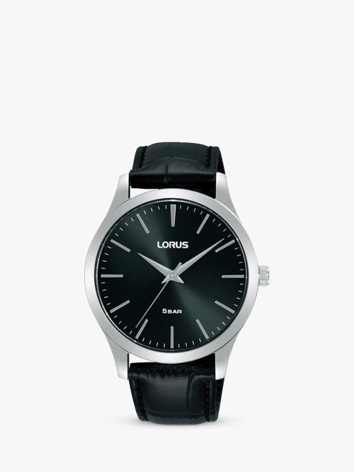 Lorus Men's Leather Strap...