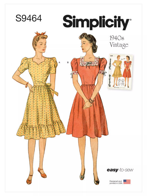 Simplicity Misses' 1940s...