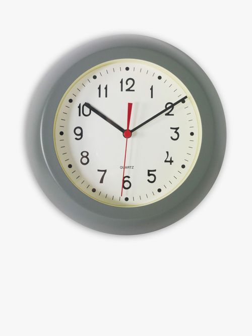 John Lewis ANYDAY Quartz Analogue Alarm Clock, White