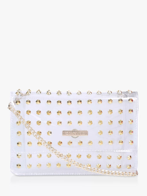 Carvela Kicker Studded Clutch Bag