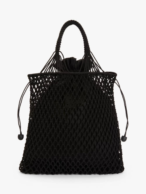 John Lewis ANYDAY Puffy Quilted Tote Bag, Black