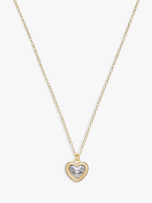 Coach Crystal Heart Pendant...