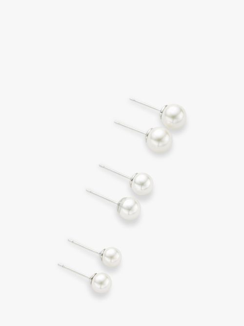 John Lewis Faux Pearl Stud...