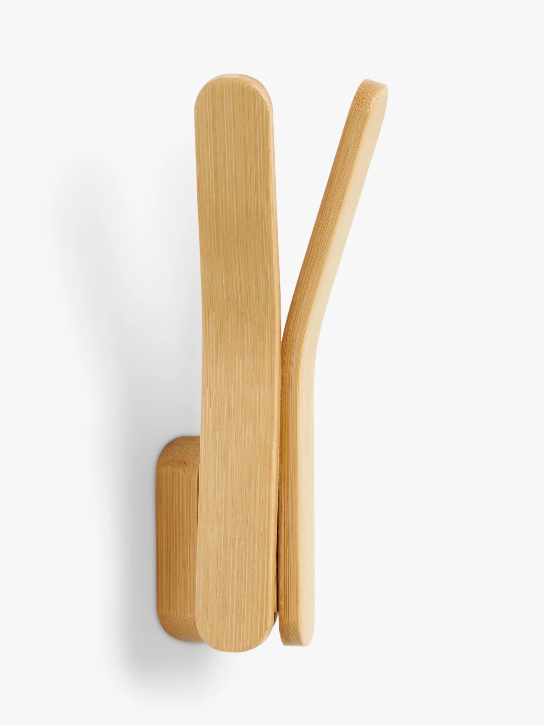 John Lewis Bamboo Double Coat Hook Natural 12.50 Buchanan