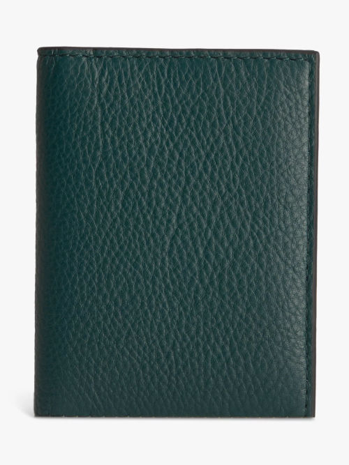 Coach Slim Leather Card Case, Black at John Lewis & Partners