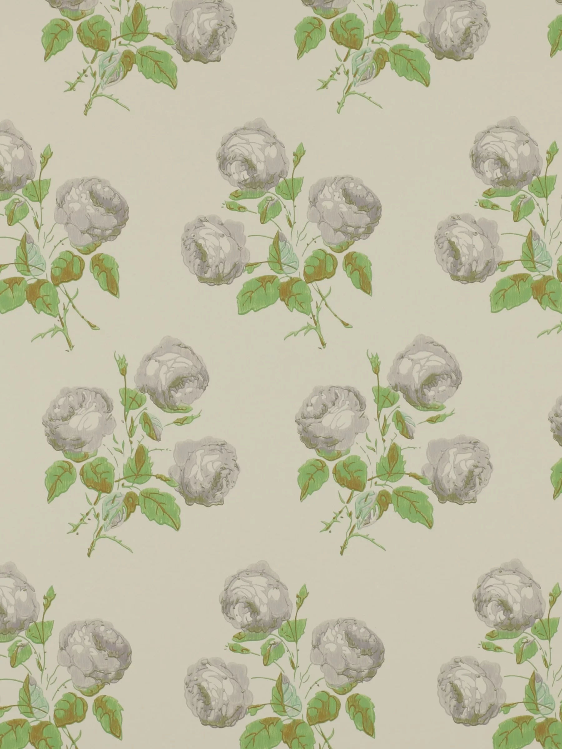 Chantilly Wallpaper in Pink/Green by Colefax and Fowler