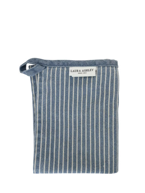 John Lewis Navy Stripe Bottle Bag