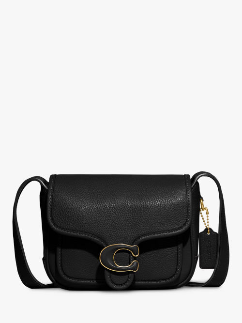 Coach Willow Leather Bucket Bag, Black at John Lewis & Partners