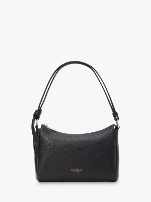 kate spade new york Bleeker Leather Tote Bag, Black at John Lewis & Partners