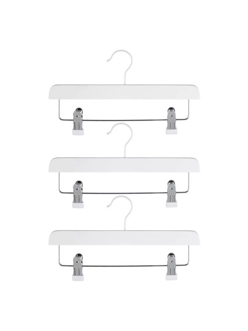 John Lewis Plastic Hangers, Pack of 10, White