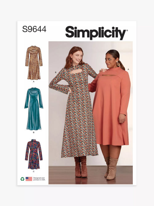 S8874  Simplicity Sewing Pattern Misses'/Women's Easy-to-Sew Knit