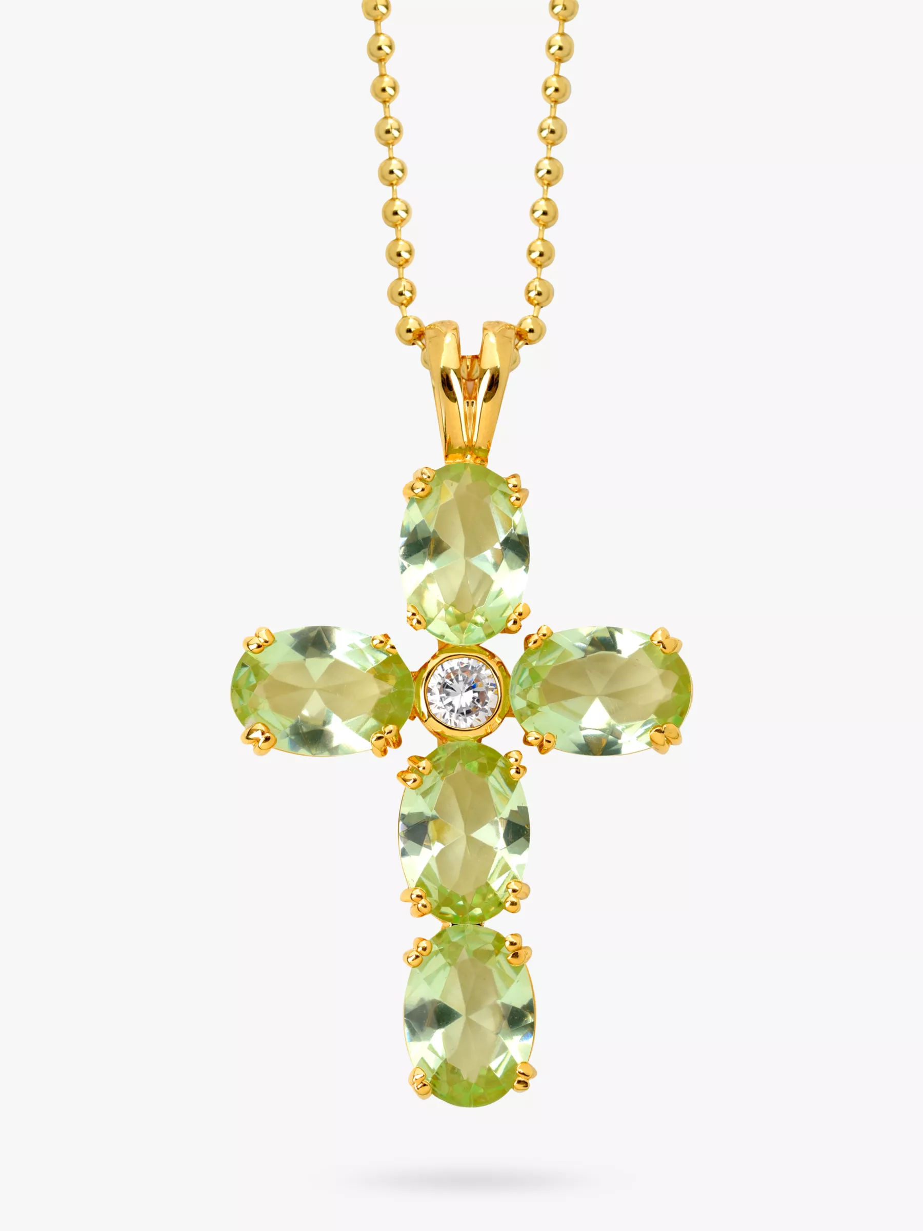 CROSS made with Swarovski Crystal Catholic Lord Jesus Religious Necklace  Jewelry | eBay
