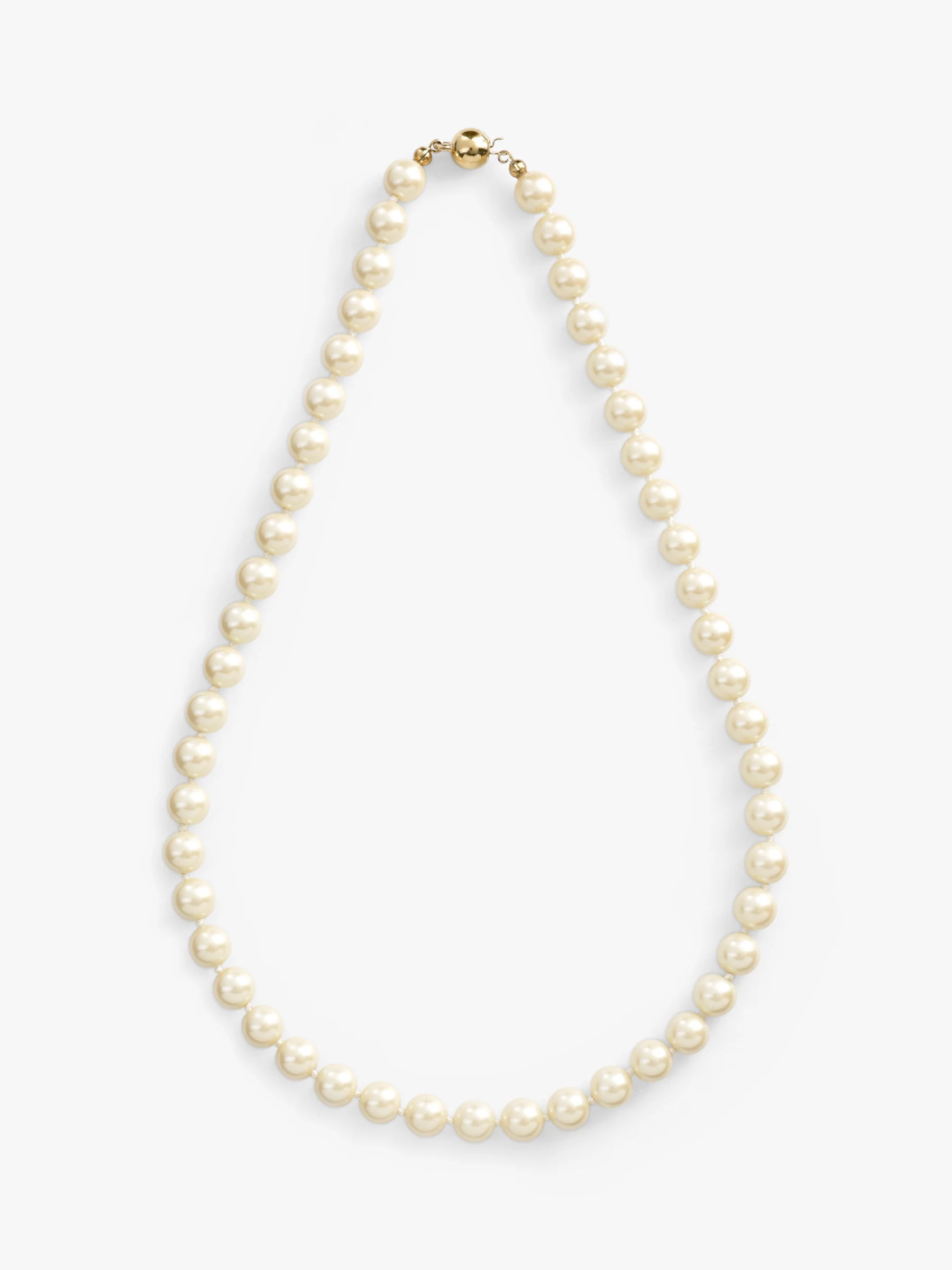 Orelia Luxe Chain & Pearl Necklace, Gold at John Lewis & Partners
