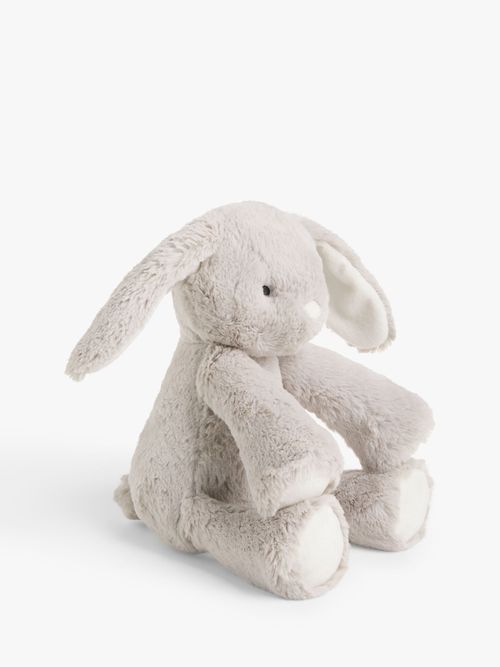 John Lewis 18cm Plush Bunny Toy, Grey, Compare