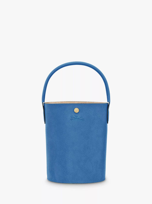 Strathberry Lana Osette Leather Bucket Bag, Tan at John Lewis & Partners