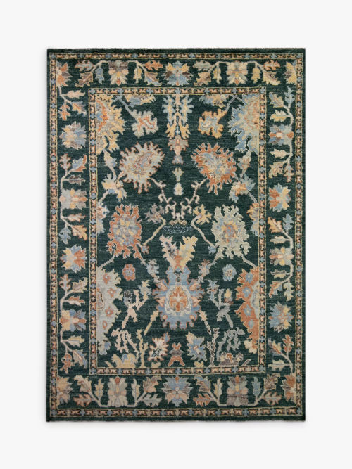 John Lewis Oushak Rug, Green,...