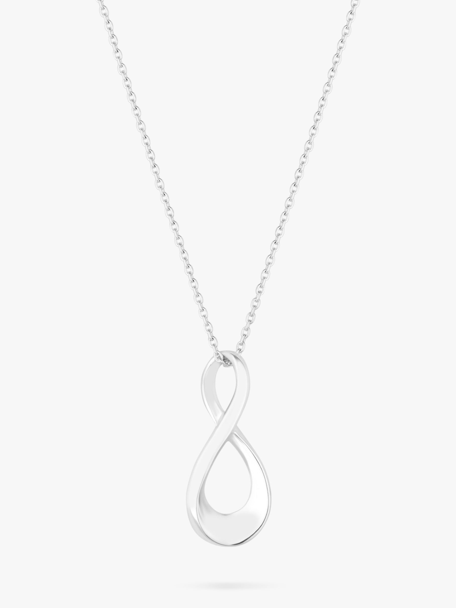 Kit Heath Bevel Cirque Link Chain Necklace, Silver/Rose Gold at John Lewis  & Partners