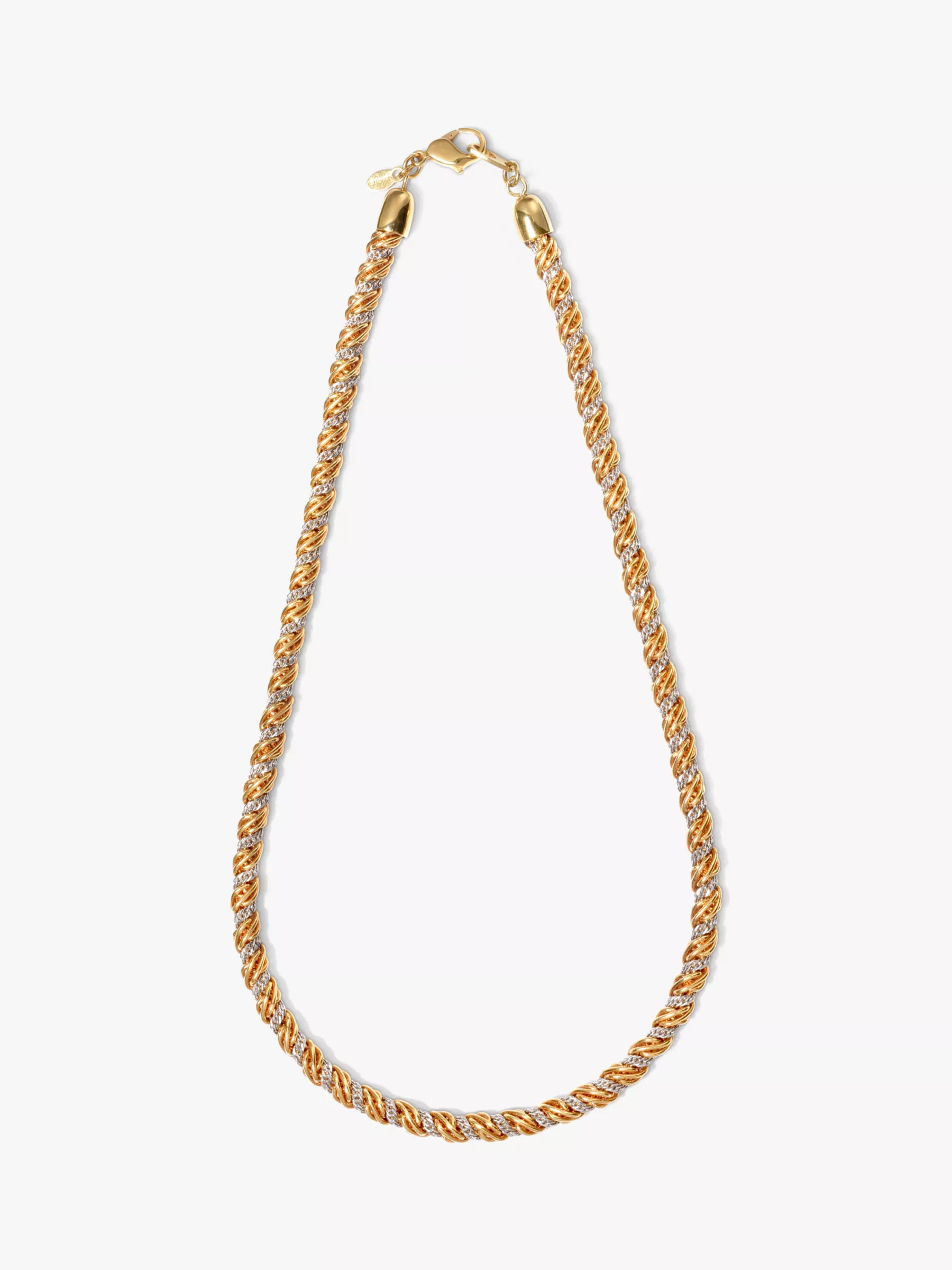 Vintage Monet Gold Tone 2-Chain Necklace 55