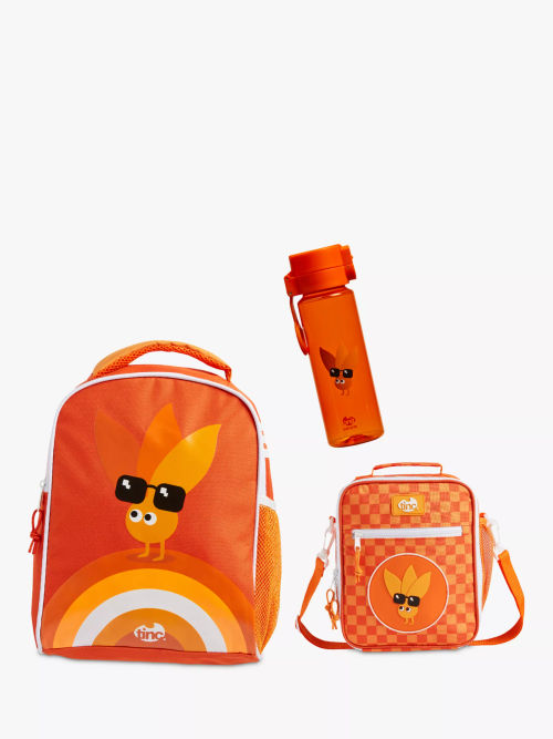 MIER Lunch Bags for Kids Cute Insulated Lunch Box Tote, Orange Unicorn Fox