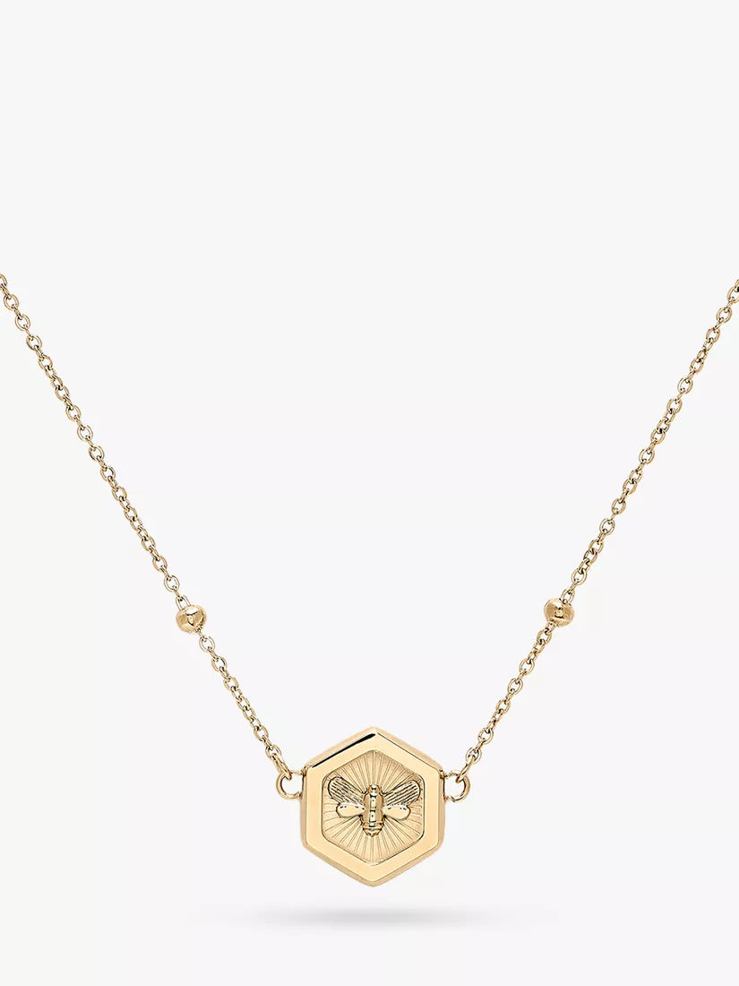 Olivia Burton Rose Gold + Silver Interlink Necklace Argento.com