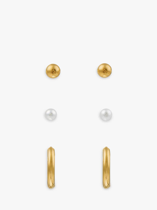 Orelia Luxe Pearl Stud and...