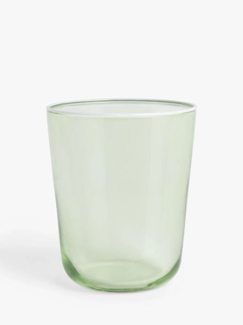 John Lewis White Rim Glass...