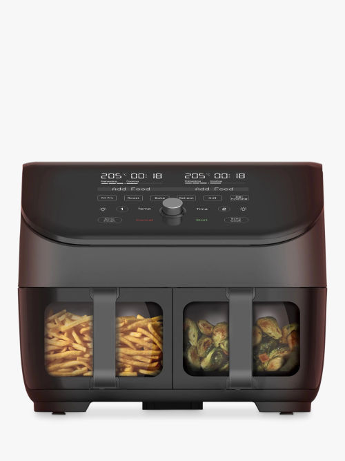 Tefal FW201 Easy Fry 3in1 Digital Air Fryer, Grill & Steamer, 6.2L, Black