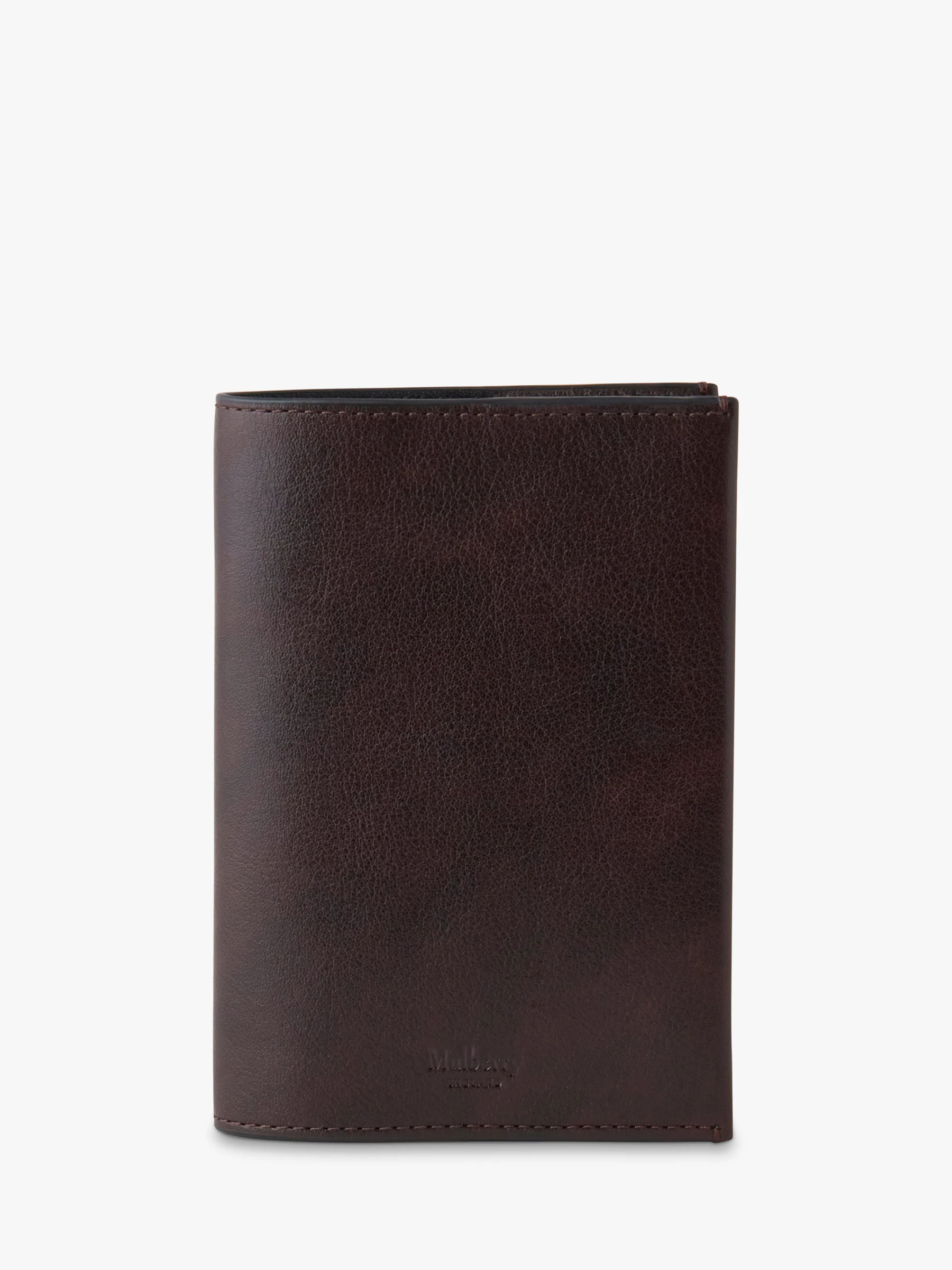 Mulberry leather passport slip - Brown