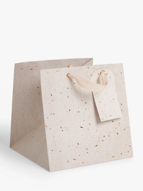 John Lewis Gold Fleck Gift Bag