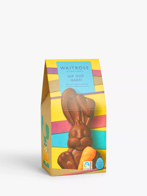 Waitrose & Partners Hip Hop Harri Milk Chocolate Bunny, 105g, £6.00