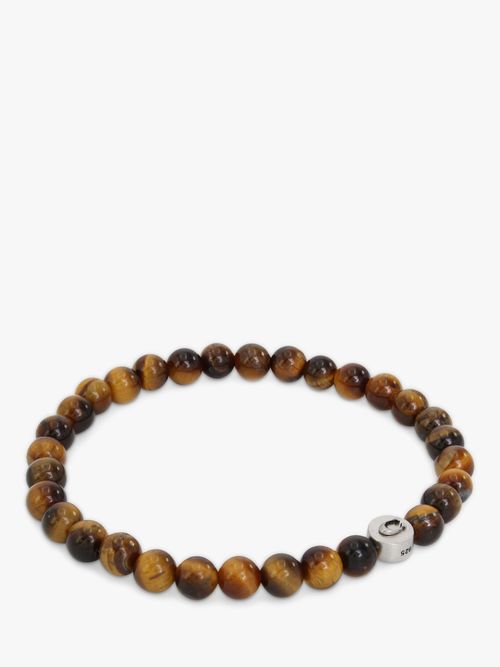 Coach Semi-Precious Stone Beaded Stretch Bracelet