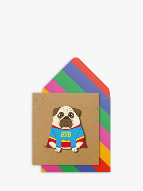 Tache Crafts Super Dad Pug...